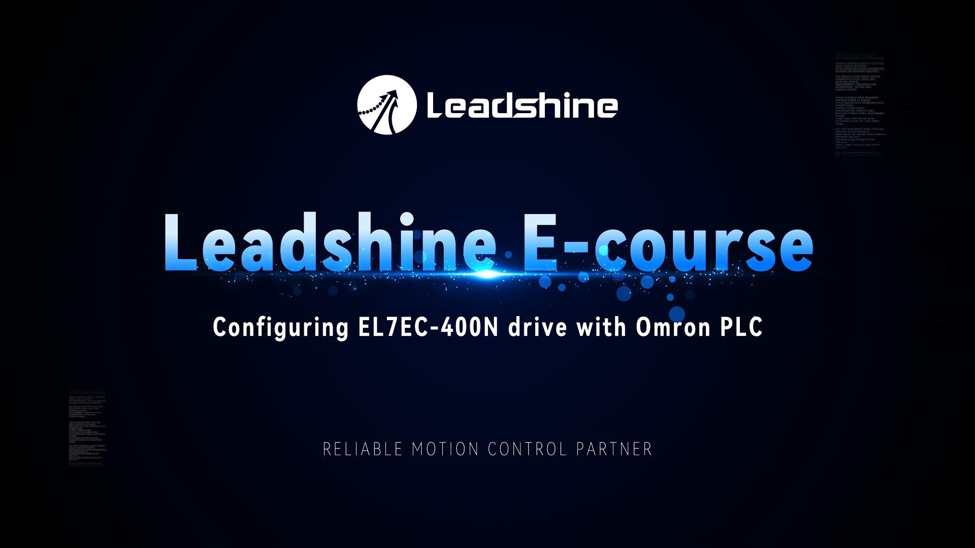 How to Configure Leadshine EL7EC-400N Drive with Omron PLC